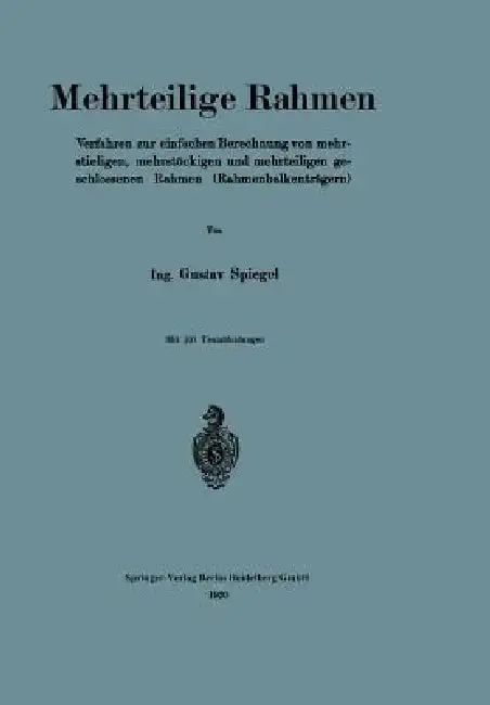 Cover of Mehrteilige Rahmen