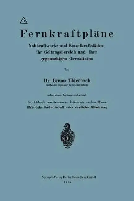 Cover of Fernkraftpläne