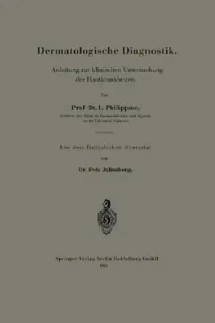 Cover of Dermatologische Diagnostik