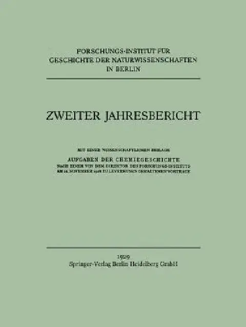 Cover of Zweiter Jahresbericht