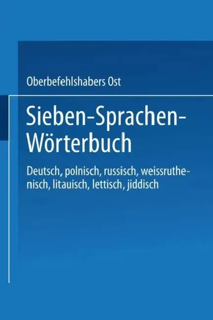 Cover of Sieben-Sprachen-Wörterbuch