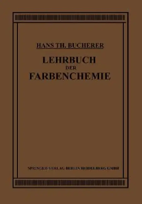 Cover of Lehrbuch Der Farbenchemie