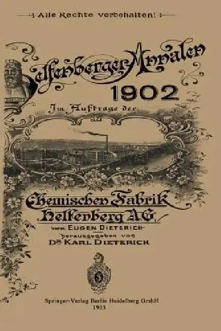 Cover of Helfenberger Annalen 1902