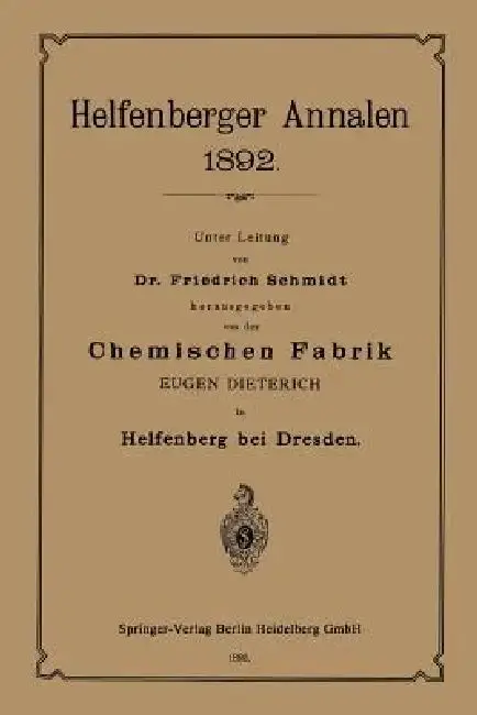 Cover of Chemischen Fabrik