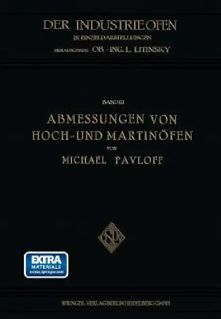 Cover of Abmessungen Von Hoch- Und Martinöfen