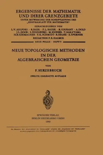 Cover of Neue Topologische Methoden in Der Algebraischen Geometrie