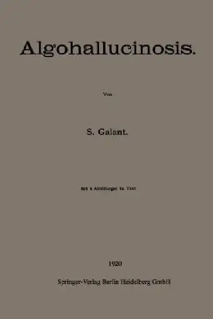 Cover of Algohallucinosis