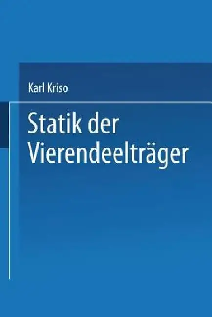 Cover of Statik Der Vierendeelträger