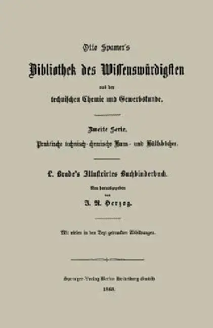 Cover of Illustrirtes Buchbinderbuch