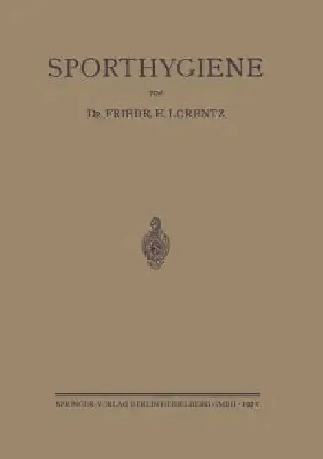 Cover of Sporthygiene