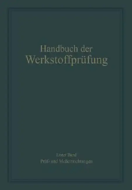 Cover of Prüf- Und Meßeinrichtungen