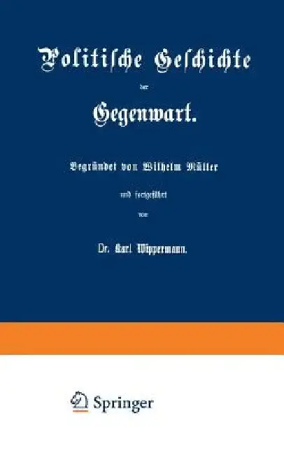 Cover of Politische Geschichte Der Gegenwart