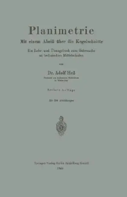 Cover of Planimetrie