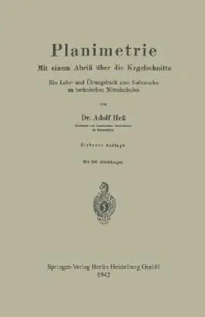 Cover of Planimetrie
