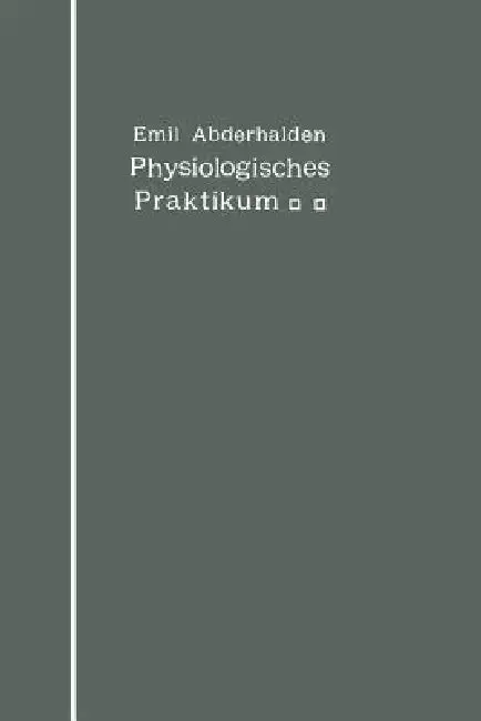 Cover of Physiologisches Praktikum