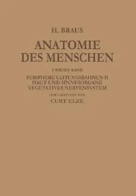 Cover of Periphere Leitungsbahnen II Haut Und Sinnesorgane Vegetatives Nervensystem