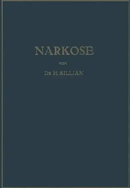Cover of Narkose Zu Operativen Zwecken