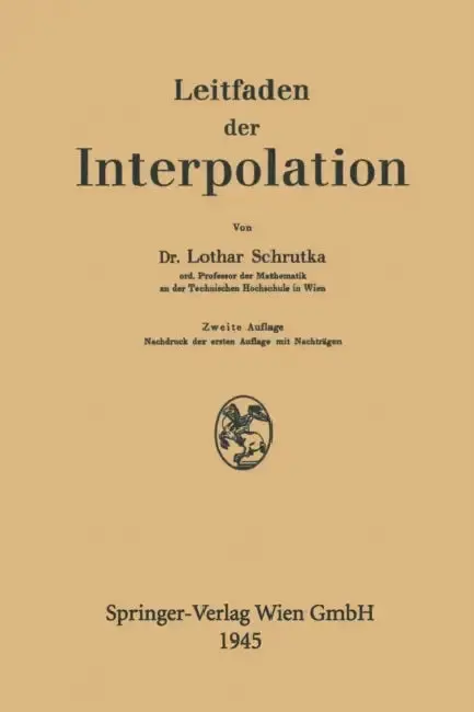 Cover of Leitfaden Der Interpolation