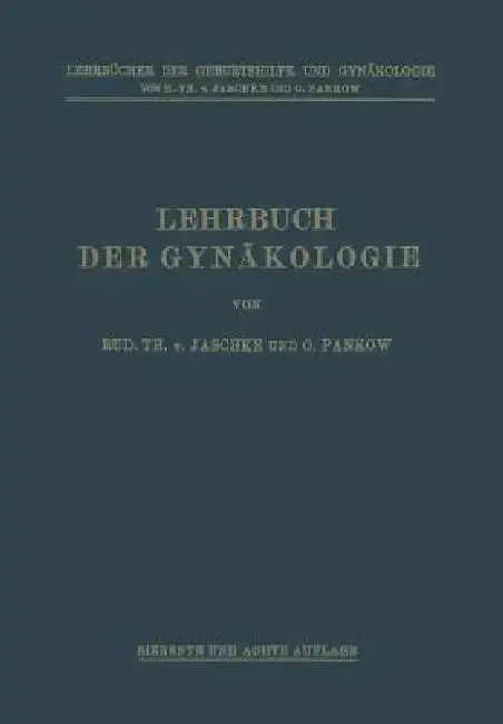 Cover of Lehrbuch Der Gynäkologie