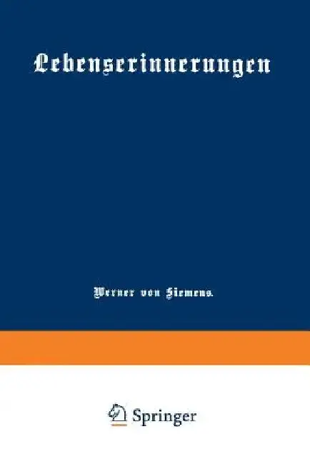 Cover of Lebenserinnerungen