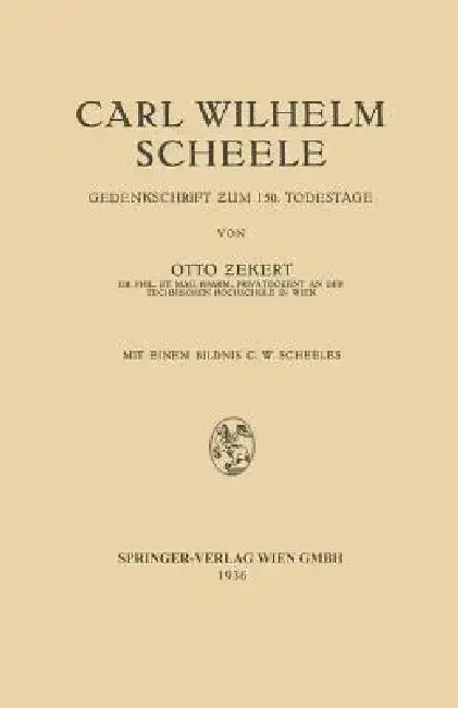 Cover of Carl Wilhelm Scheele