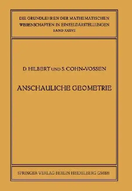 Cover of Anschauliche Geometrie