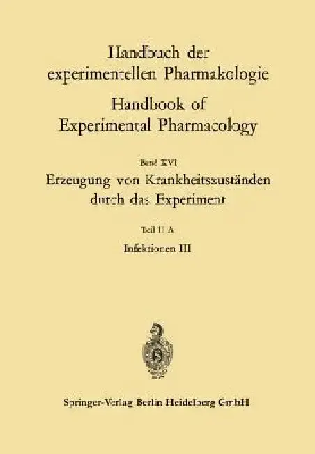 Cover of Erzeugung Von Krankheitszuständen Durch Das Experiment