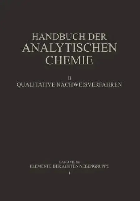 Cover of Elemente Der Achten Nebengruppe