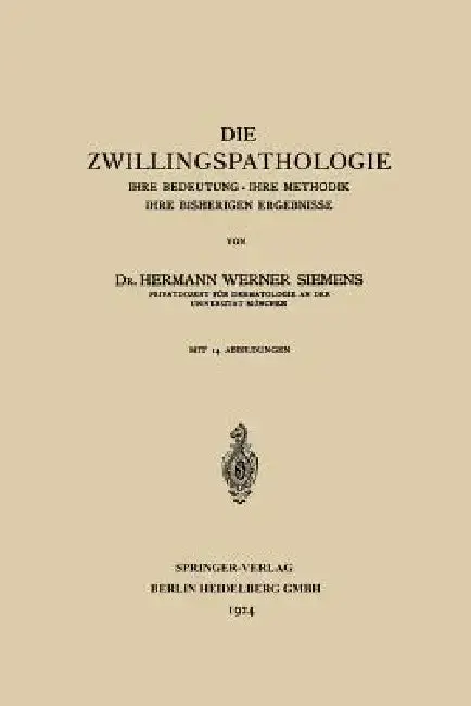 Cover of Die Zwillingspathologie