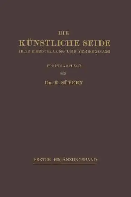 Cover of Die Künstliche Seide