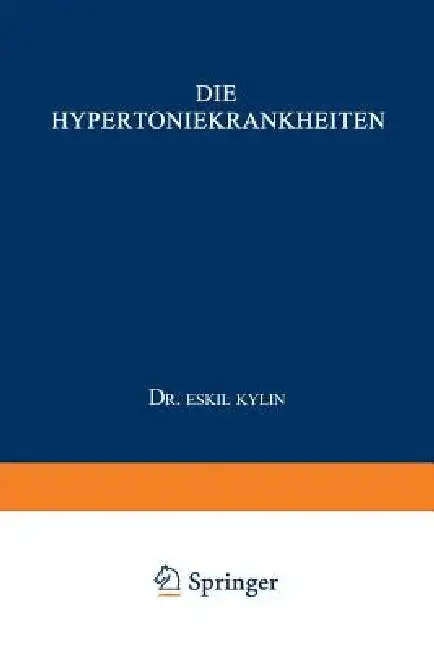 Cover of Die Hypertoniekrankheiten