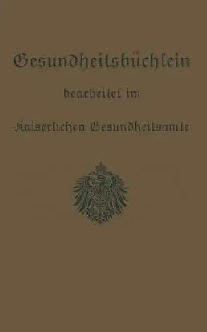 Cover of Gesundheitsbüchlein