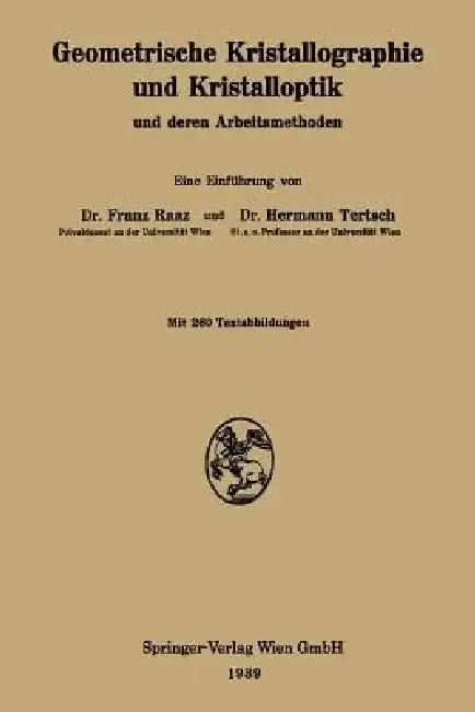 Cover of Geometrische Kristallographie Und Kristalloptik Und Deren Arbeitsmethoden