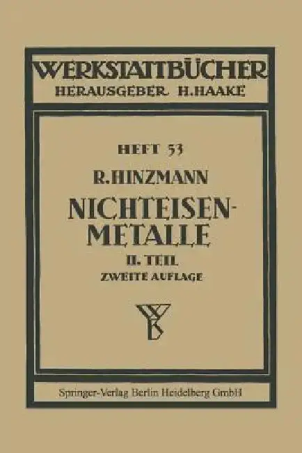 Cover of Nichteisenmetalle
