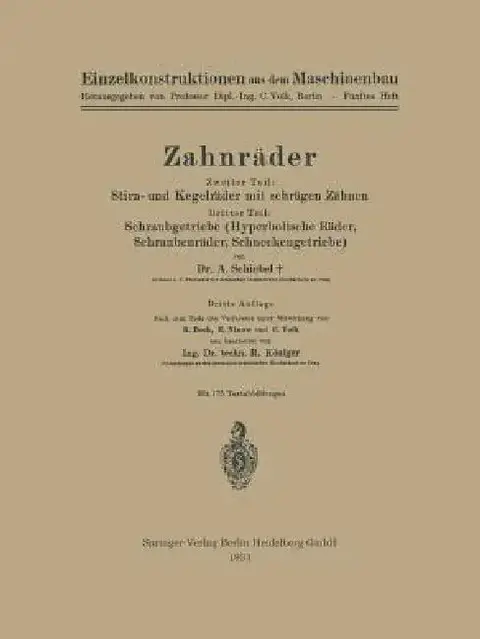 Cover of Zahnräder