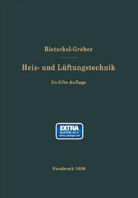 Cover of H. Rietschels Lehrbuch Der Heiz- Und Lüftungstechnik