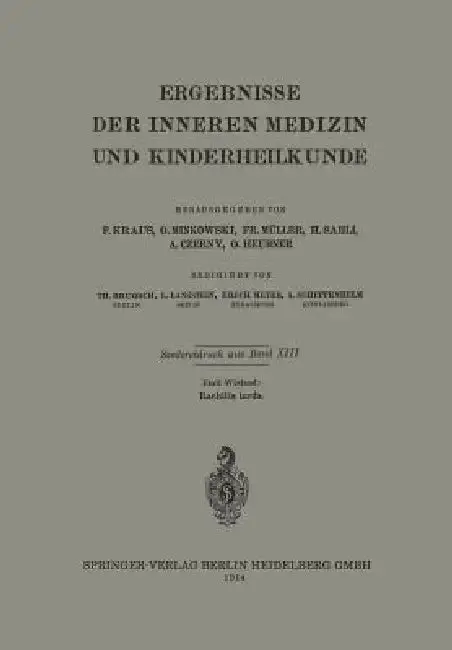 Cover of Rachitis Tarda