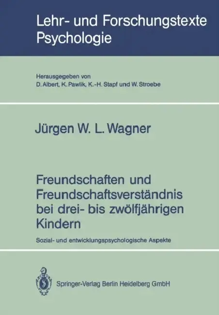 Cover of Freundschaften Und Freundschaftsverständnis Bei Drei- Bis Zwölfjährigen Kindern