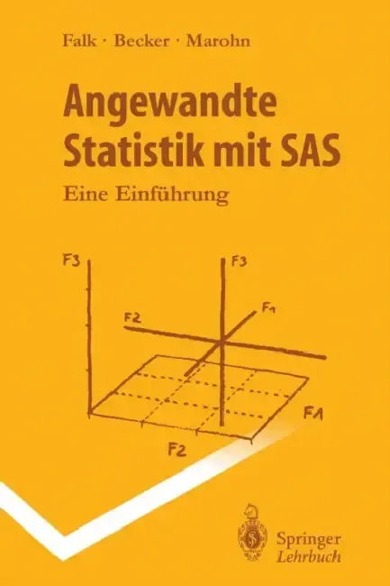 Cover of Angewandte Statistik Mit SAS