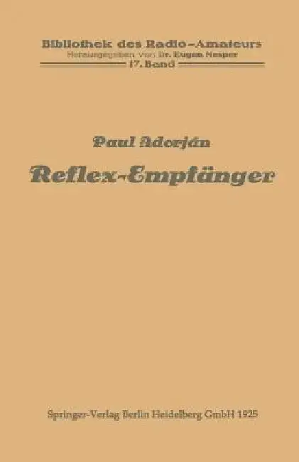 Cover of Reflex-Empfänger