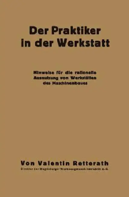 Cover of Der Praktiker in Der Werkstatt