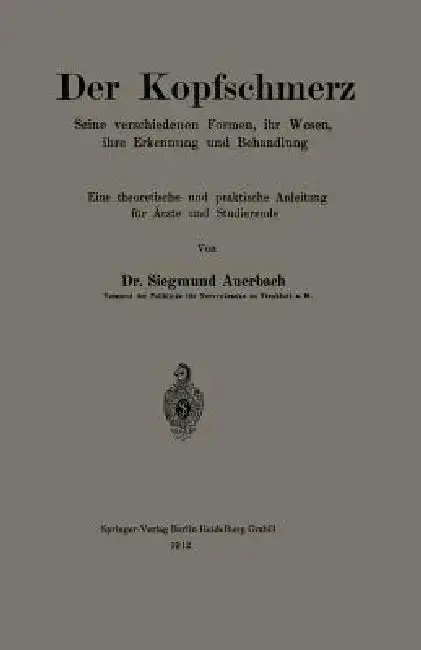 Cover of Der Kopfschmerz
