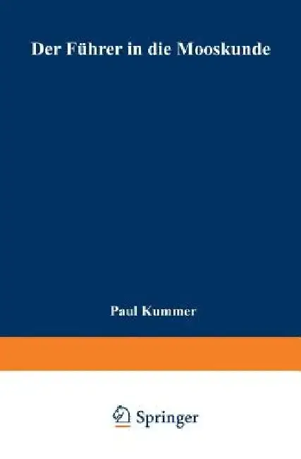 Cover of Der Führer in Die Mooskunde