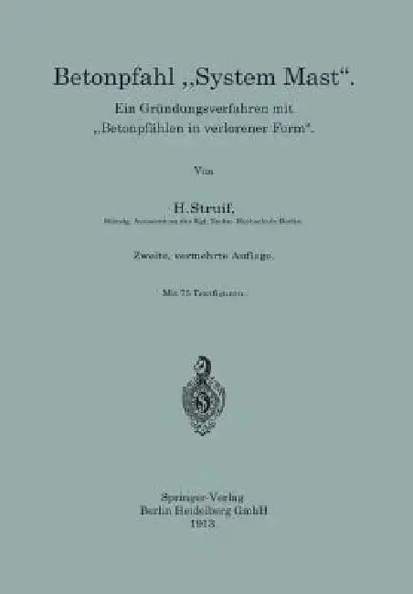 Cover of Betonpfahl "System Mast"