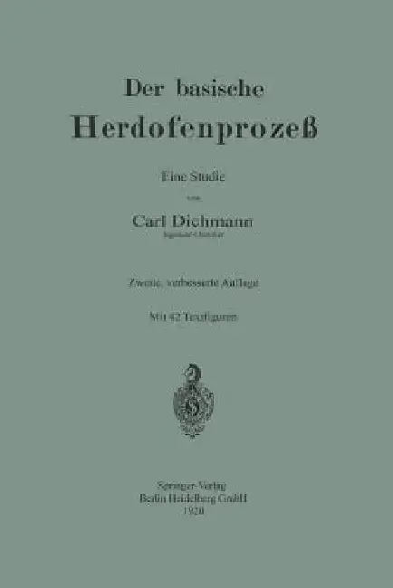 Cover of Der Basische Herdofenprozeß