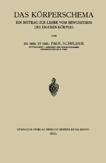 Cover of Das Körperschema