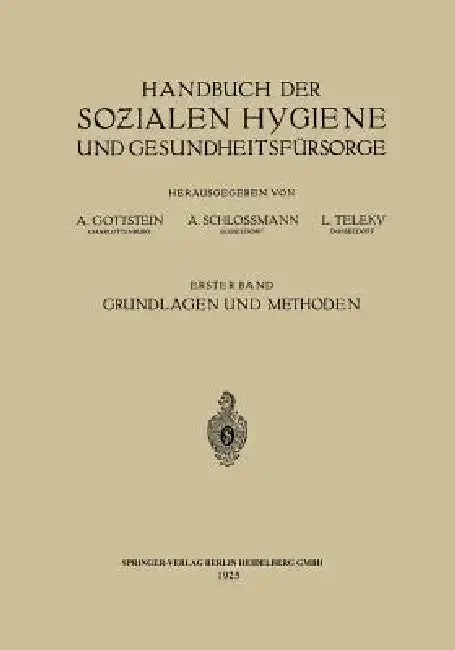 Cover of Handbuch Der Sozialen Hygiene Und Gesundheitsfürsorge