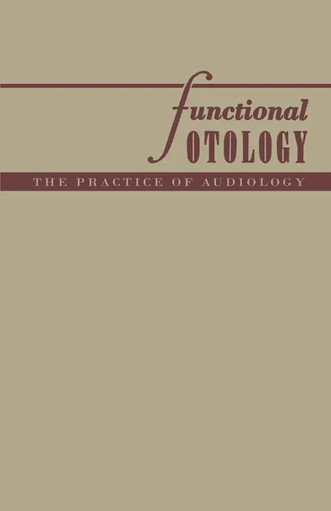 Cover of Functional Otology