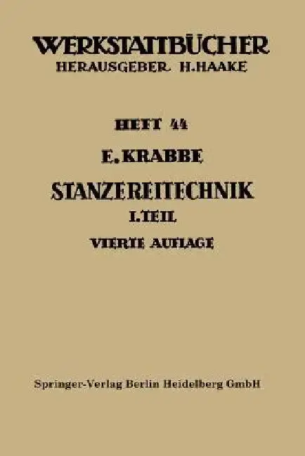 Cover of Stanzereitechnik