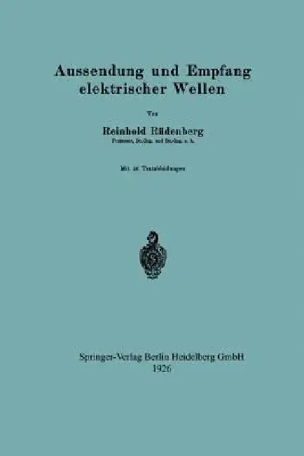 Cover of Aussendung Und Empfang Elektrischer Wellen